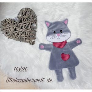 Knistertuch Katze 16x26