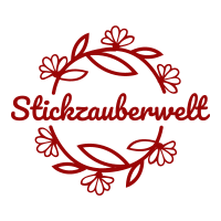 Logo Stickzauberwelt rot