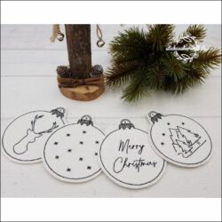 Anhänger Weihnachtskugeln Set 3_c