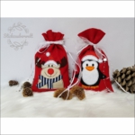 Stickdatei Pinguin Rentier Weihnachten