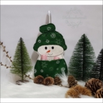 ITH Schneemann Geschenktasche Weihnachten