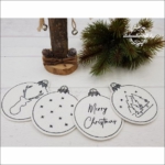 Anhänger Weihnachtskugeln Set 3_c