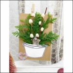 Weihnachtskarten Set mit Topf_e